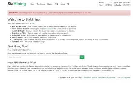 SiaMining